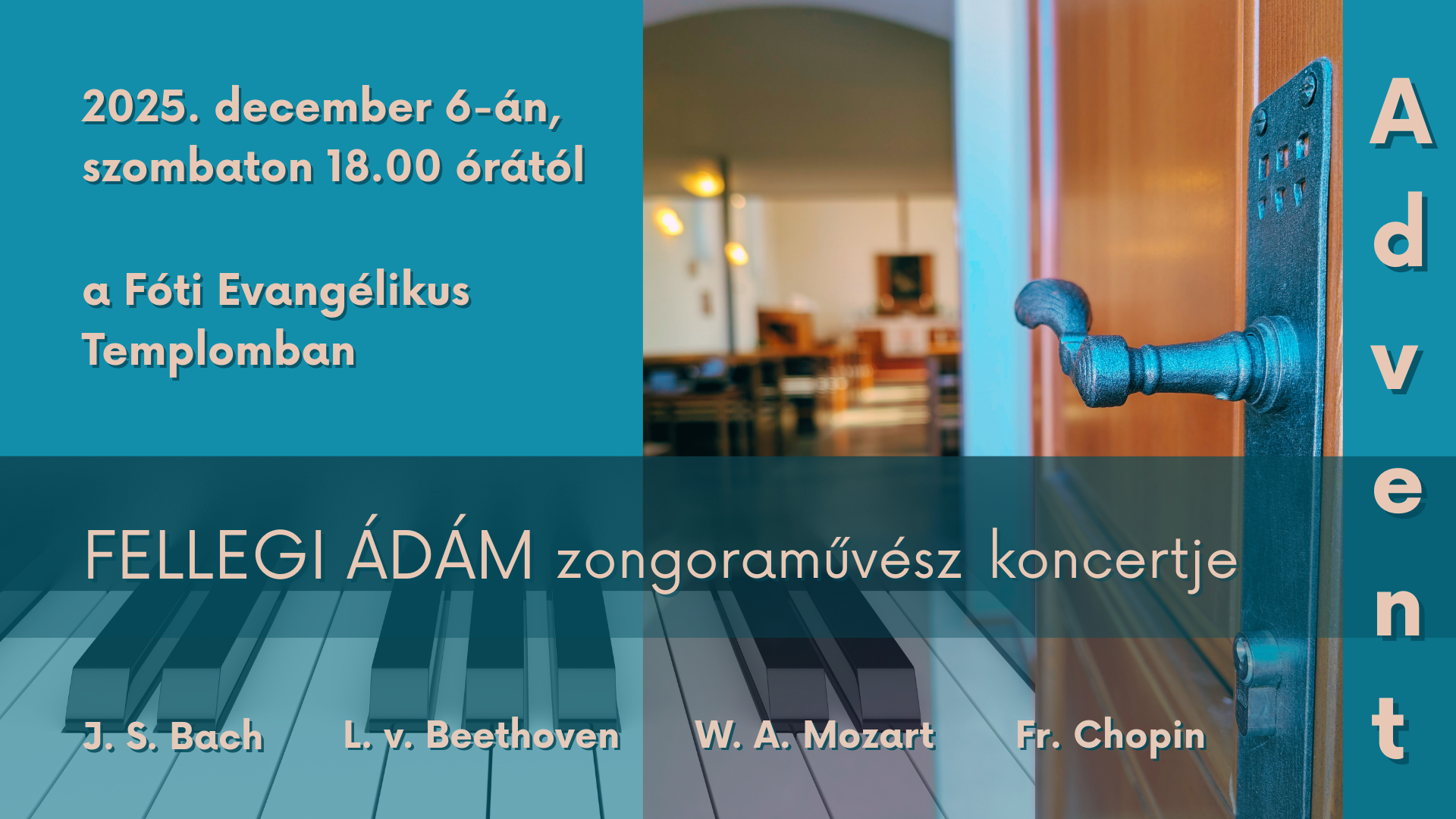 You are currently viewing Adventi zongorakoncert Fóton – Fellegi Ádám közreműködésével